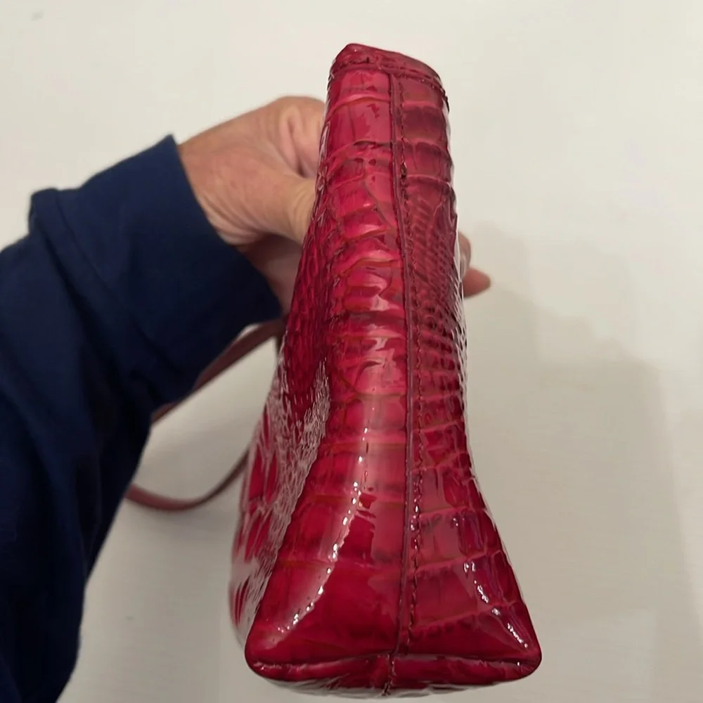 BRAHMIN LEATHER ANY TIME SHOULDER & WRISTLET WOMENS SIZE M - Picture 4 of 16